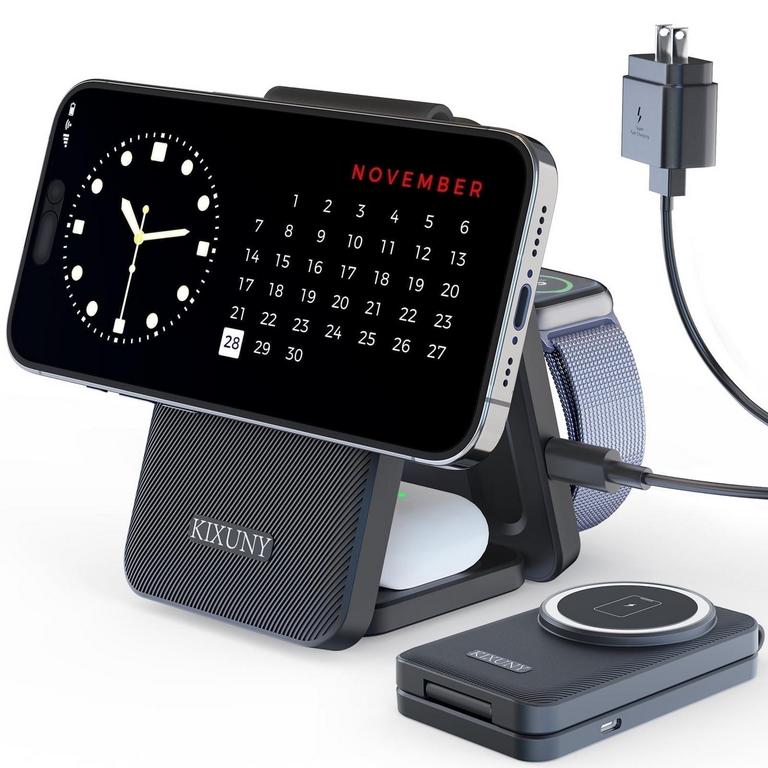 KIXUNY 3 IN 1 WIRELESS CHARGING STATION 