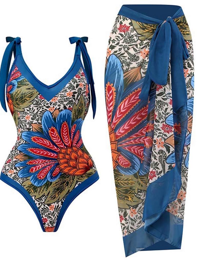 BERANMEY WOMEN'S XL SWIMSUIT & COVER-UP