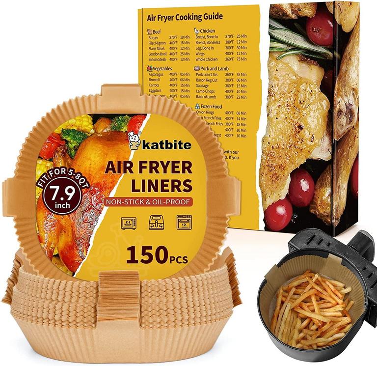 KATBITE 150PCS PAPER AIR FRYER LINERS
