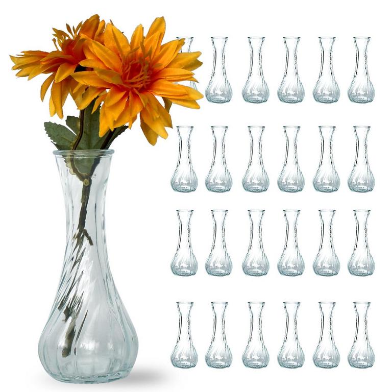 SANDRAHEER GLASS VASES 24PK