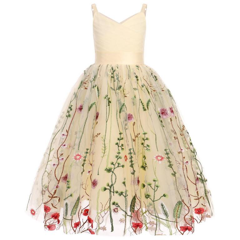 IDOPIP FLOWER GIRL DRESS 6Y