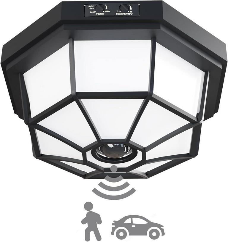 TIVLEED CEILING LIGHT BLACK 10.6IN