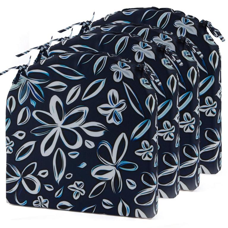 UNIKOME 17IN PATIO CUSHION SET NAVY