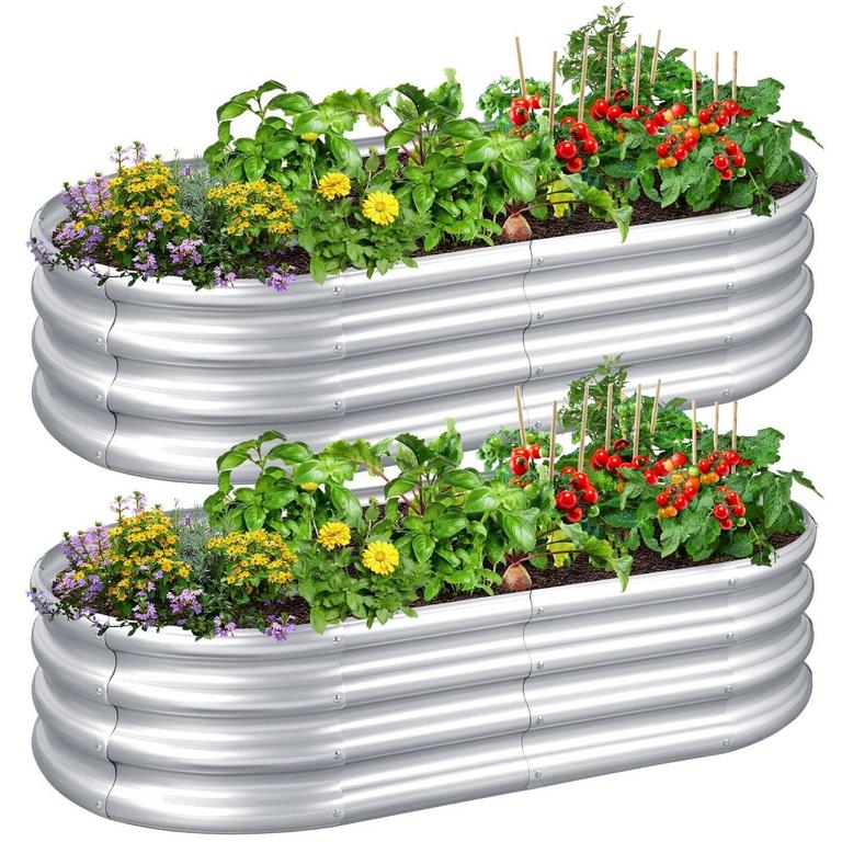 LIVHIL 2PCS GARDEN BEDS 4FT
