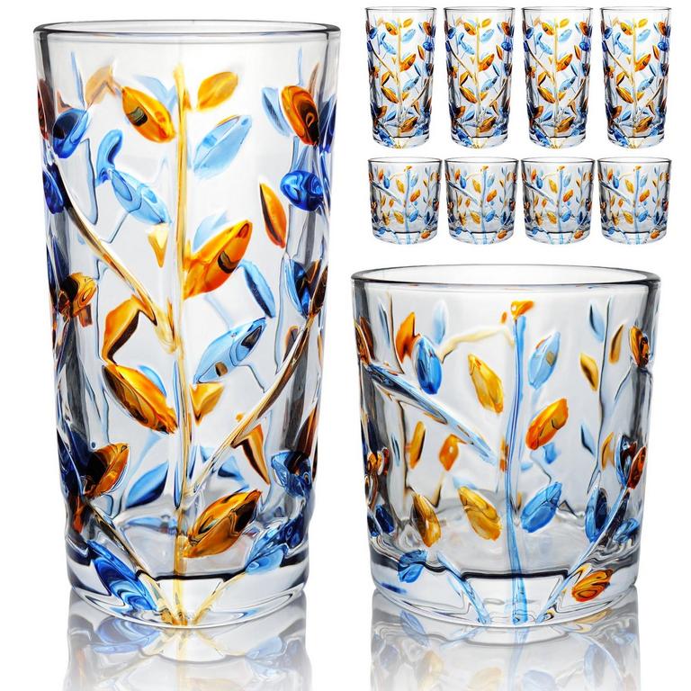 FUNXEE DRINKING GLASSES 8PK