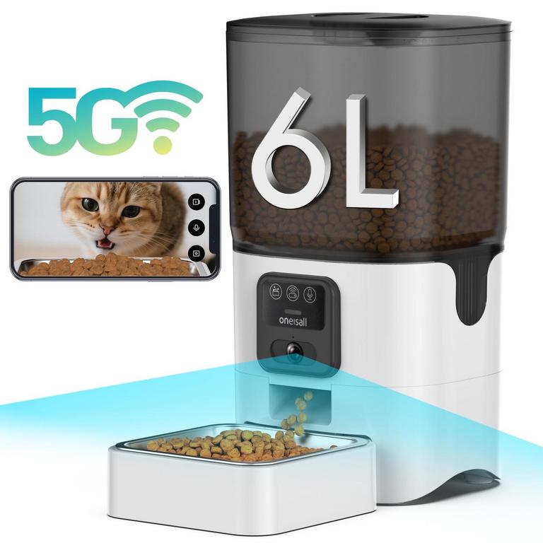 ONEISALL 6L CAT FOOD DISPENSER