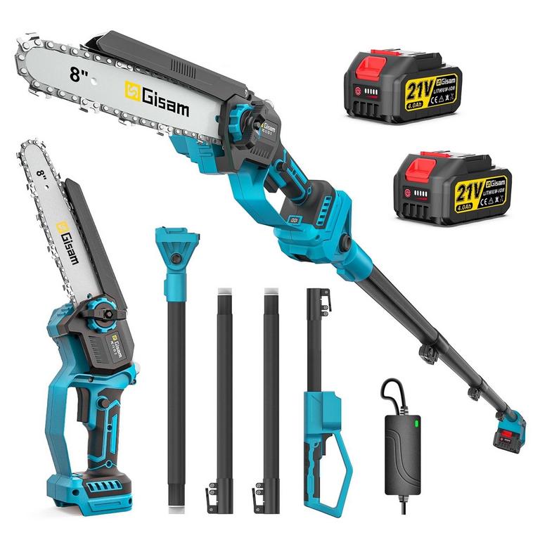 GISAM 8IN CORDLESS POLE SAW