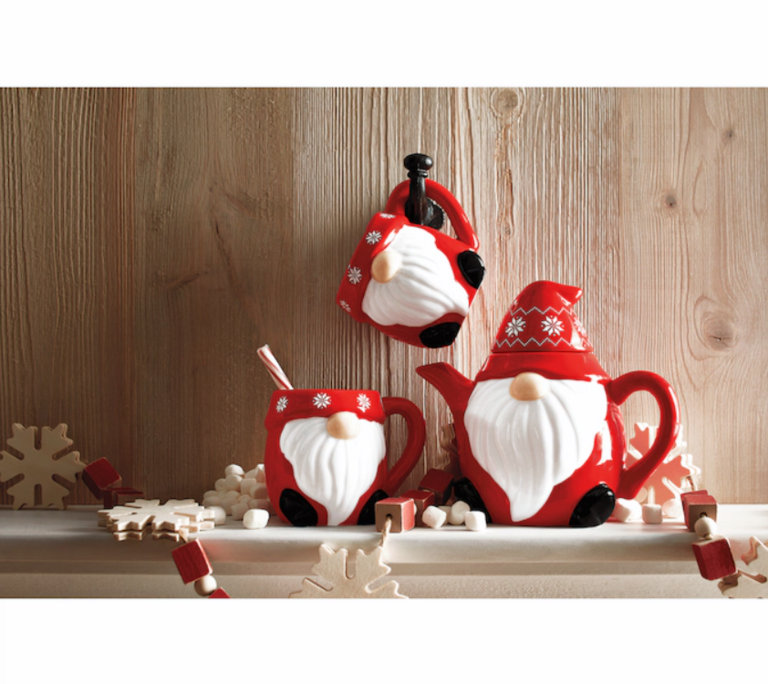 COUNTRY DOOR GNOME TEA SET