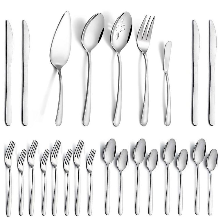 MIRDINNER 25 PCS SILVERWARE