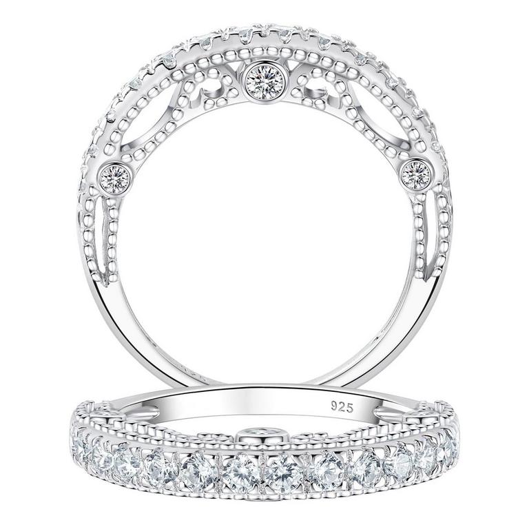 WUZIWEN WOMENS SIZE 6 ETERNITY RING