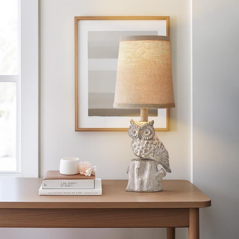 ONEACH 14.75IN OWL LAMP