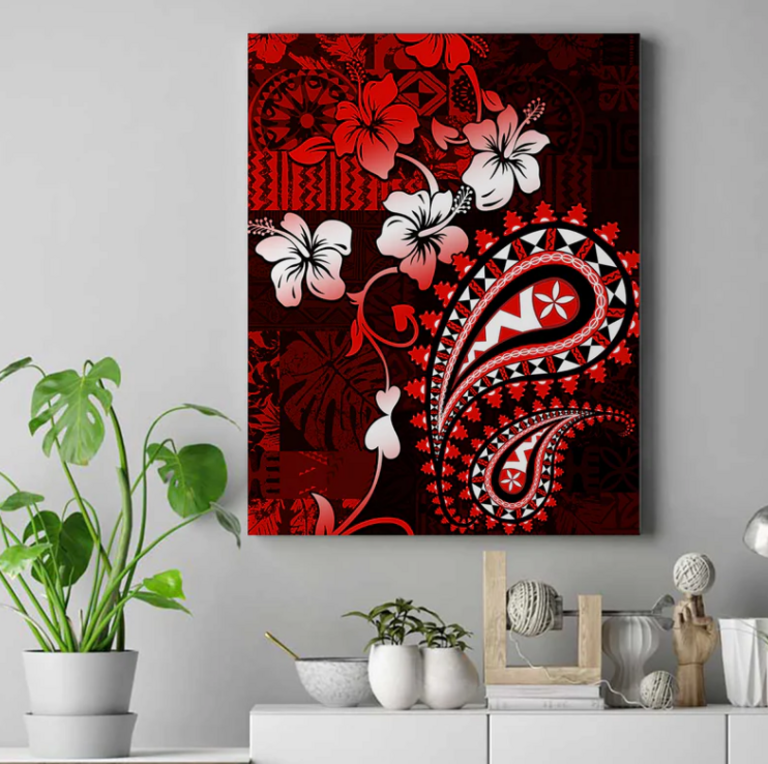 FIJI MASI PAISLEY WALL ART 3FT X 3FT
