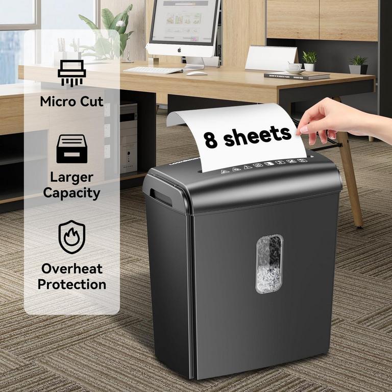 LOCKSWORTH PAPER SHREDDER BLACK