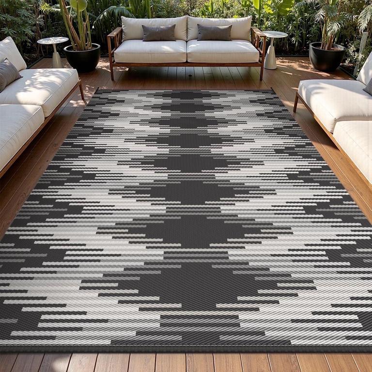SIXHOME OUTDOOR RUG 5FT X8FT