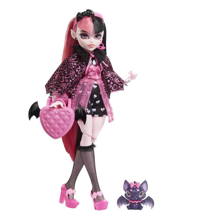 MONSTER HIGH DOLL W PET BAT