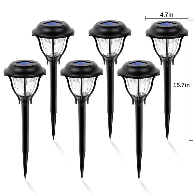 FKHOUSE SOLAR PATHWAY LIGHTS 6PK