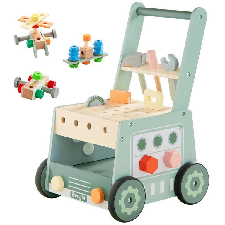 BERIGHT WOODEN PUSH WALKER