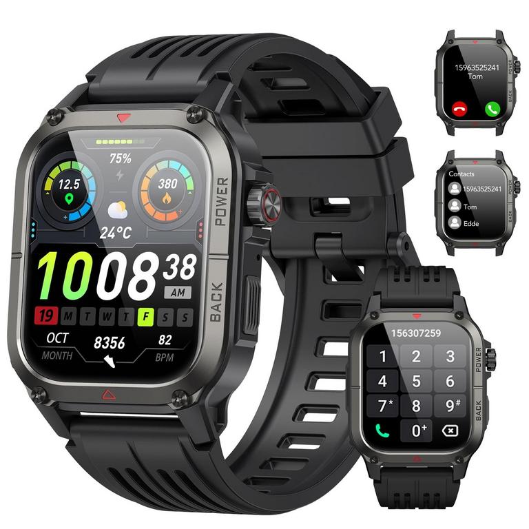 TIKLAND SMART WATCH MEN BLACK