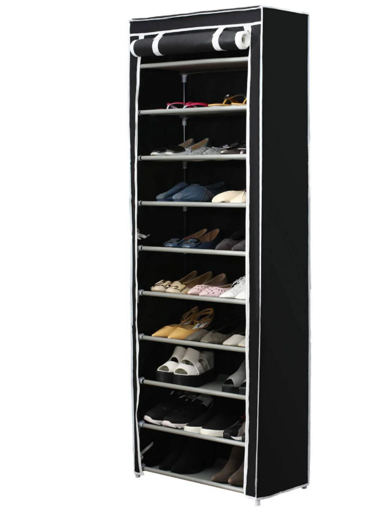 ZIMTOWN 10-TIER SHOE RACK