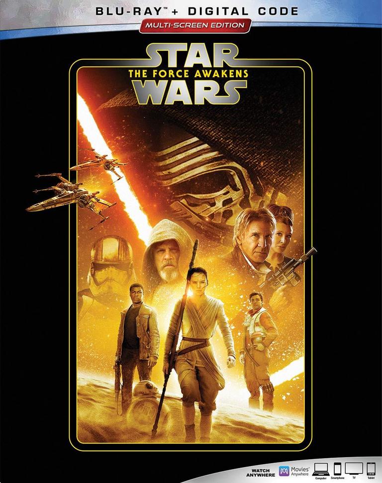 SONY PICTURES STAR WARS THE FORCE AWAKENS BLU-RAY