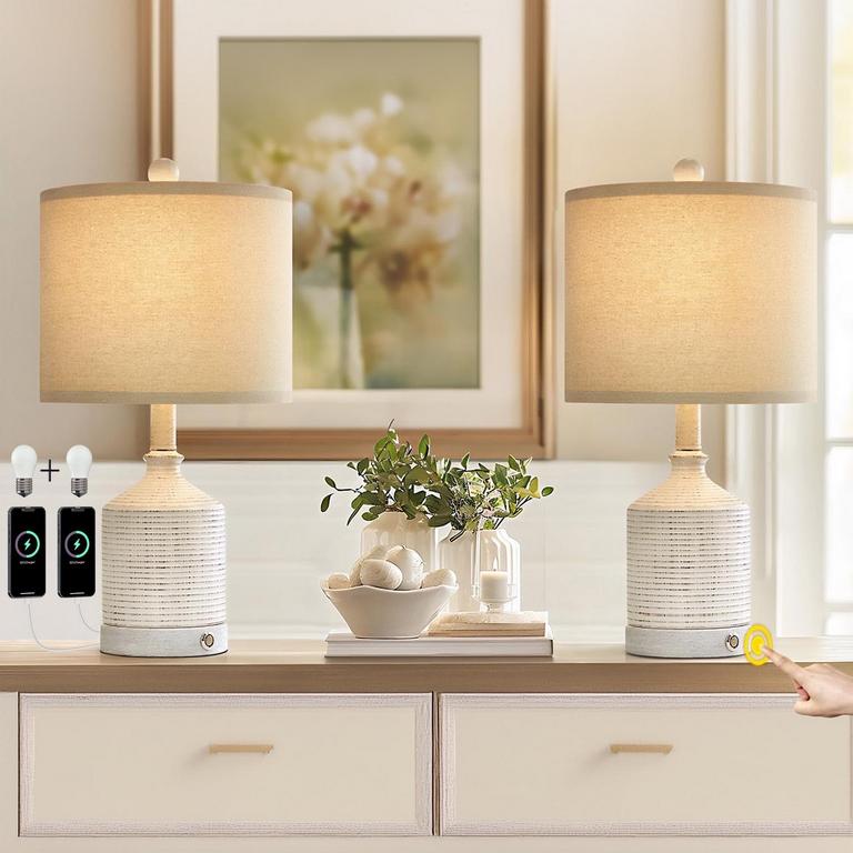 ONEACH TABLE LAMP SET 20IN