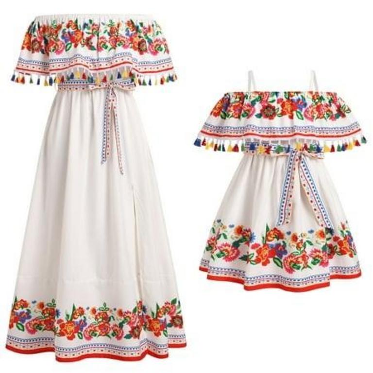 ETHNIC FLORAL DRESSES SET