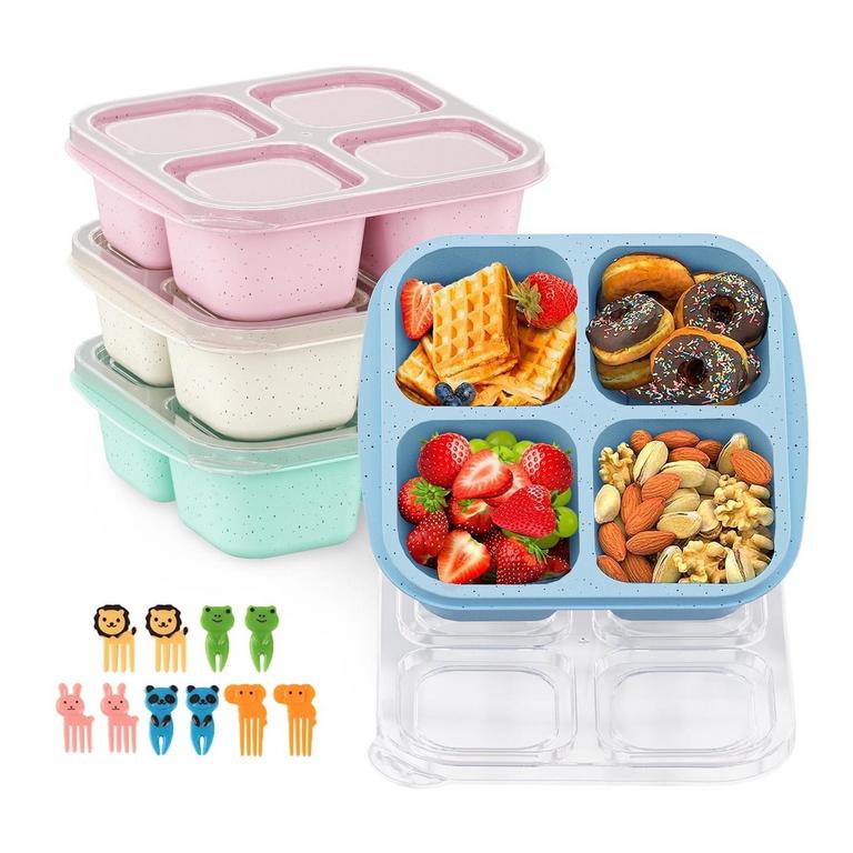 4PK BENTO LUNCH BOXES