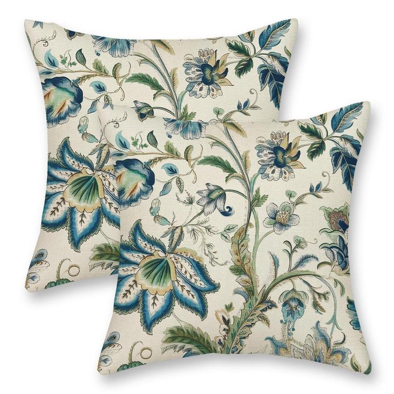 2 DAFENA 2PK SAGE GREEN PILLOWS 18IN