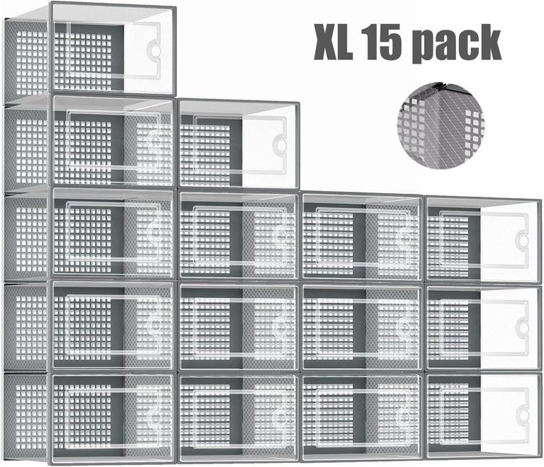 YAZONI 15-PACK XL SHOE BOX