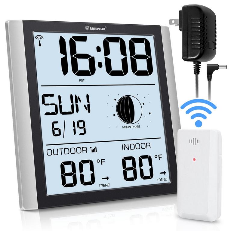 GEEVON DIGITAL CLOCK 8.8IN