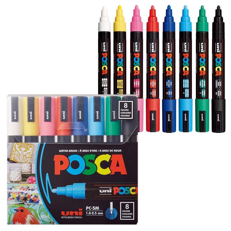7PK POSCA PAINT MARKERS