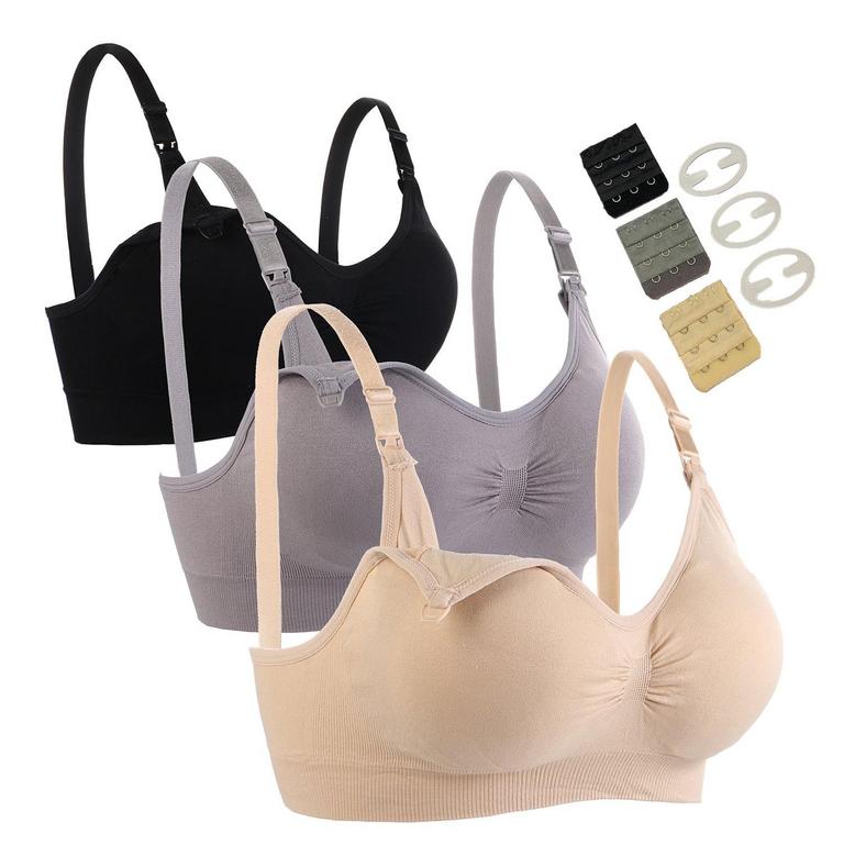 LUOPITAL XL NURSING BRAS 3PK