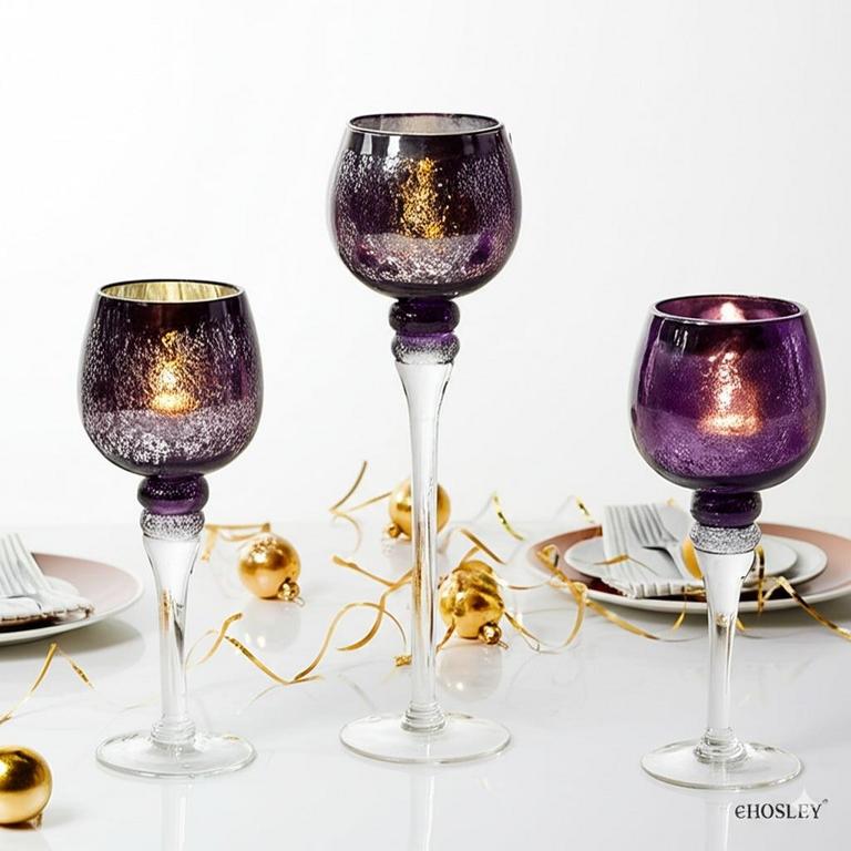 3PK TEALIGHT CANDLE HOLDERS
