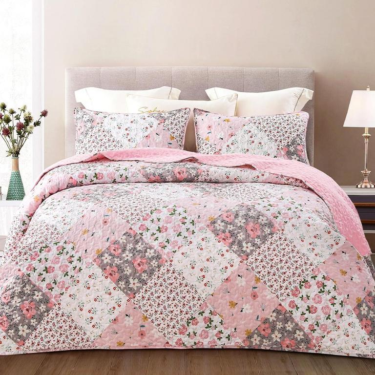 WHALE FLOTILLA KING QUILT SET 3PC