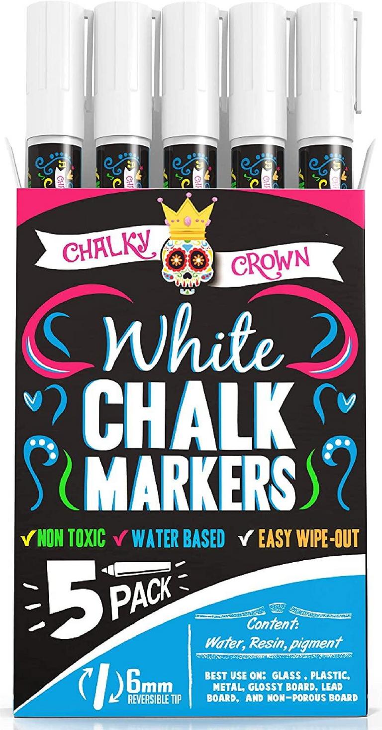 5PK LIQUID CHALK MARKERS