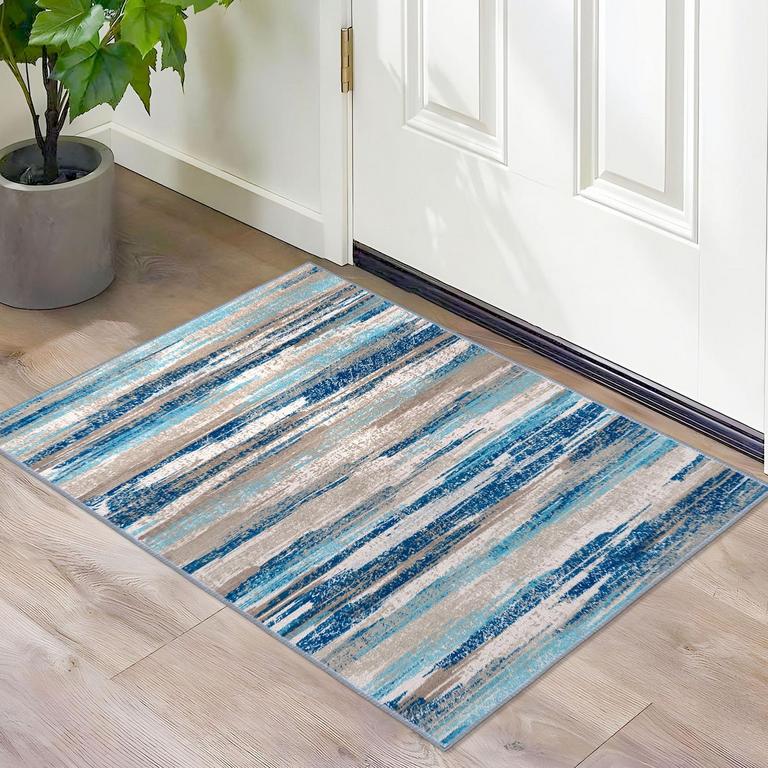 SUELUR 2FT X 3FT RUG BLUE