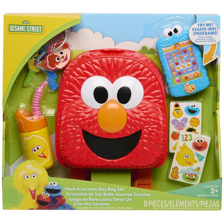 SESAME STREET 7PC BAG TOYSET
