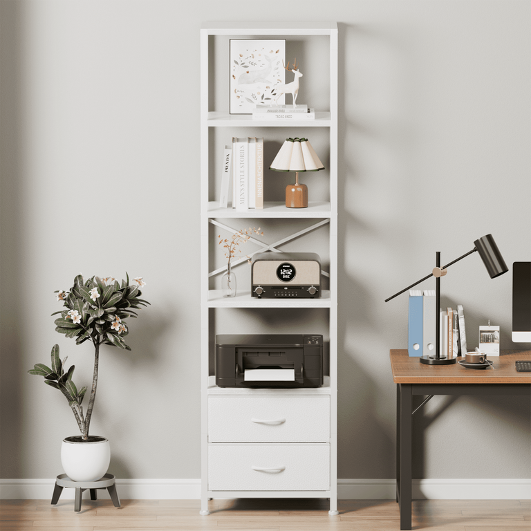 SATIFUR 5-TIER 65IN BOOKSHELF