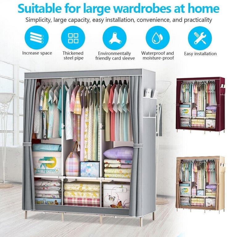 VIVAMART PORTABLE WARDROBE CLOSET