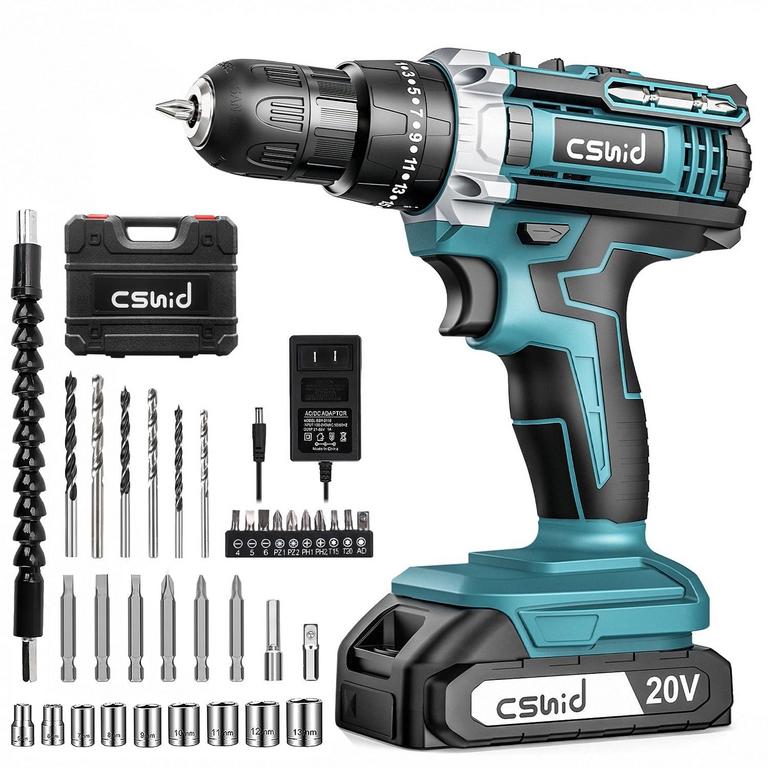 CSHIDWORLD 20V POWER DRILL