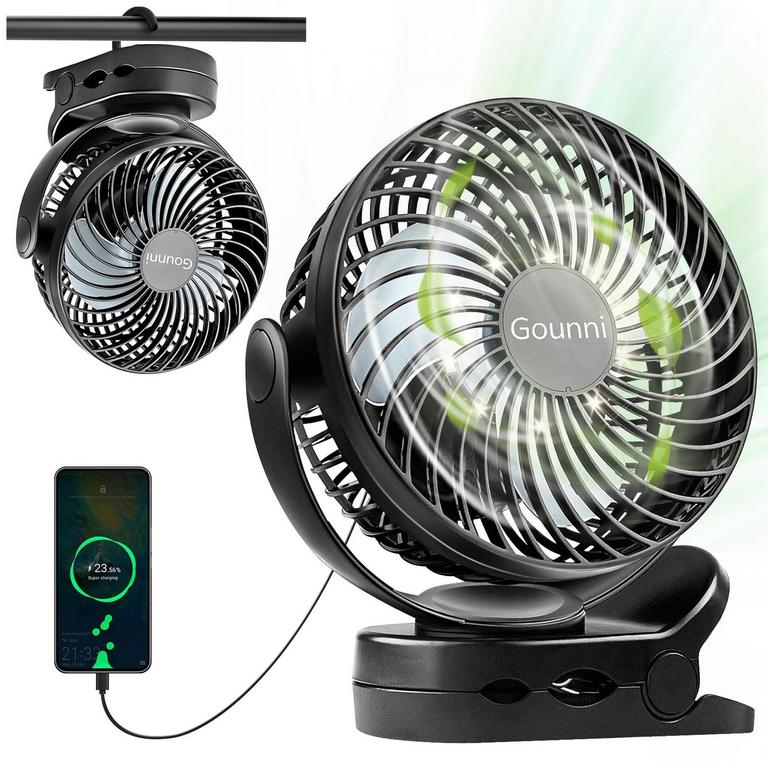 GOUNNI 6IN CLIP-ON FAN