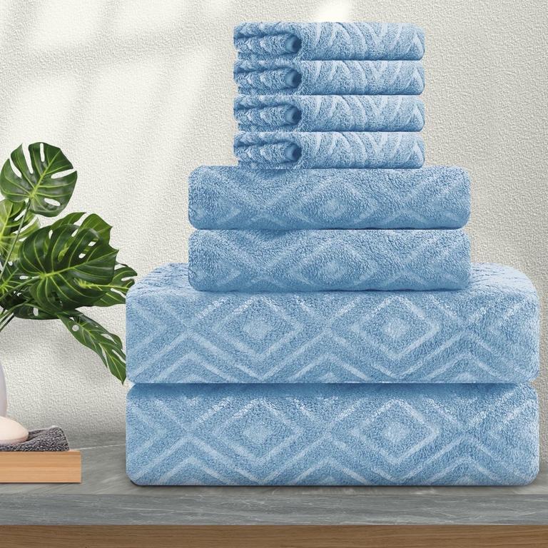 JESSY HOME BATH TOWELS 8PC