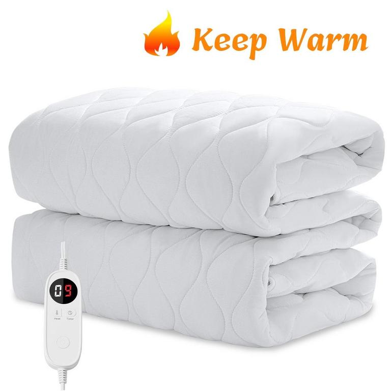 JUSTLET FULL SIZE HEATED MATTRESS PAD