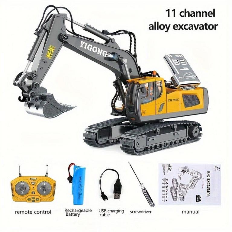 TZDZRC RC EXCAVATOR TOY