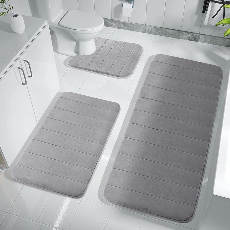 DEBONAIR 3PC BATH MAT SET