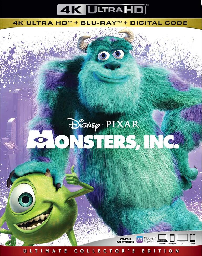 MONSTERS INC BLU-RAY