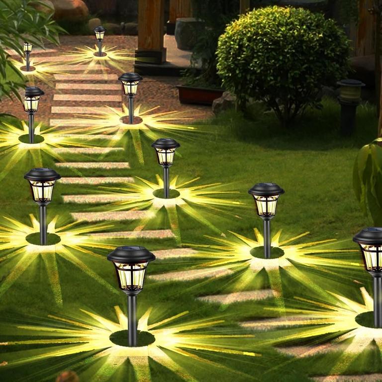 HKKYO SOLAR PATHWAY LIGHTS 12PK