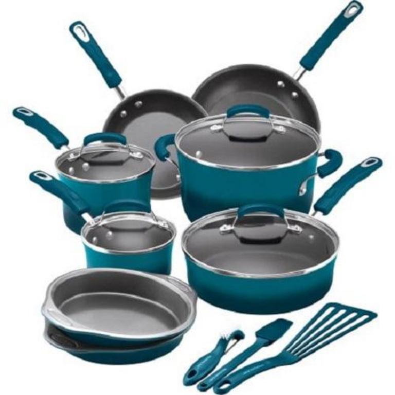 RACHAEL RAY 15PC COOKWARE SET 