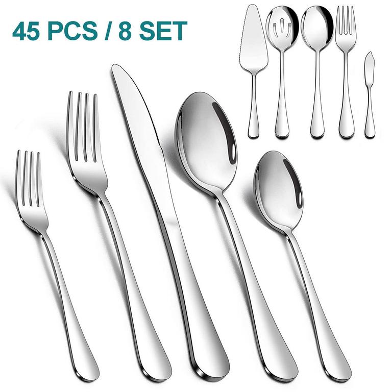 VESTEEL 45PC SILVERWARE SET