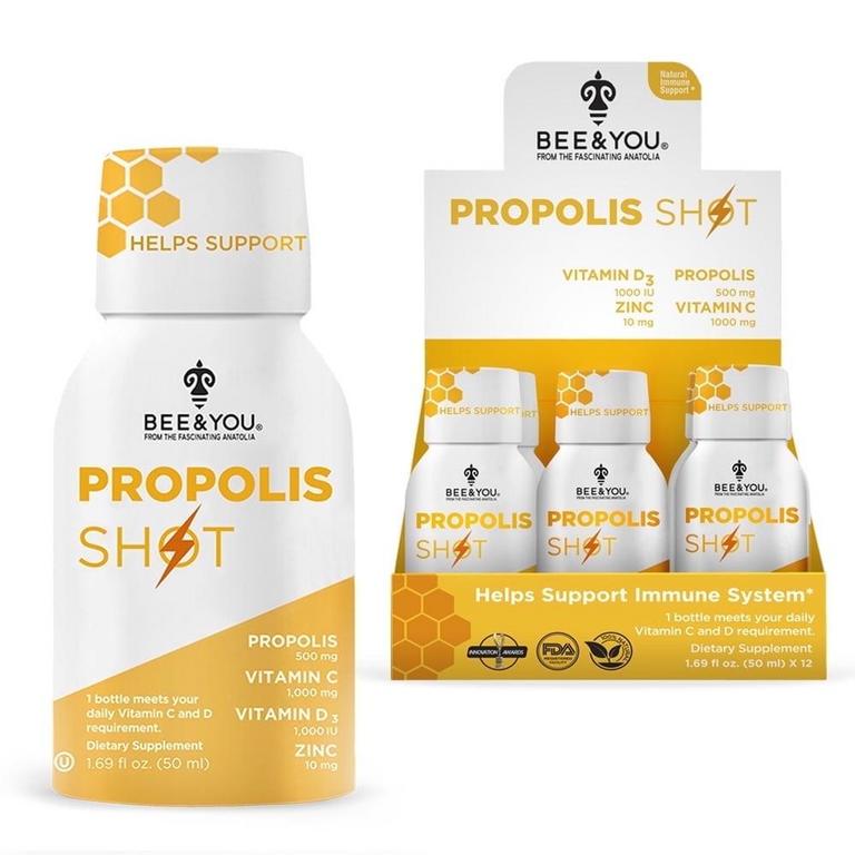 BEE YOU PROPOLIS EXTRACT SHOTS 12PK